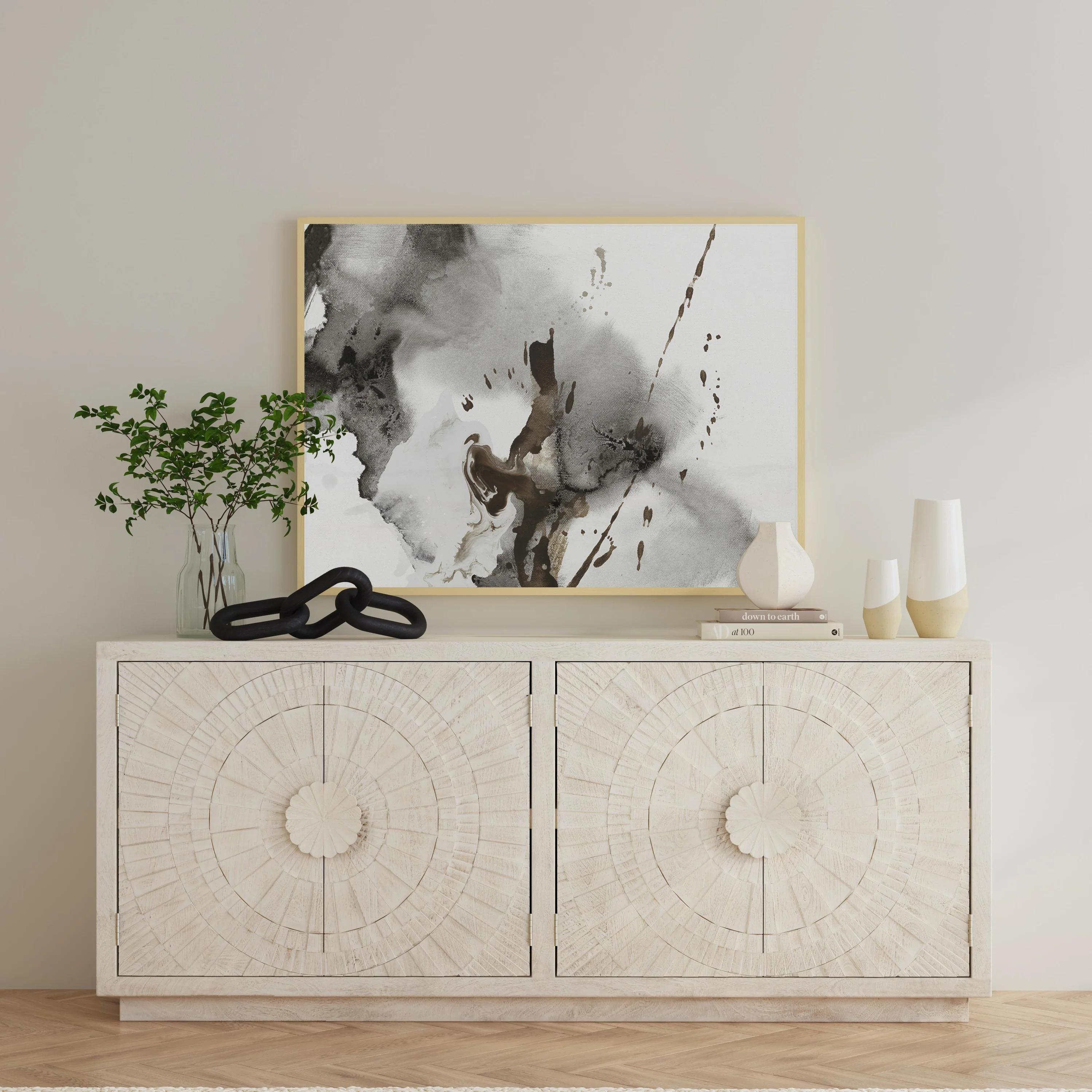 Apollo 4 Door Cabinet - Coastal White - Image 9