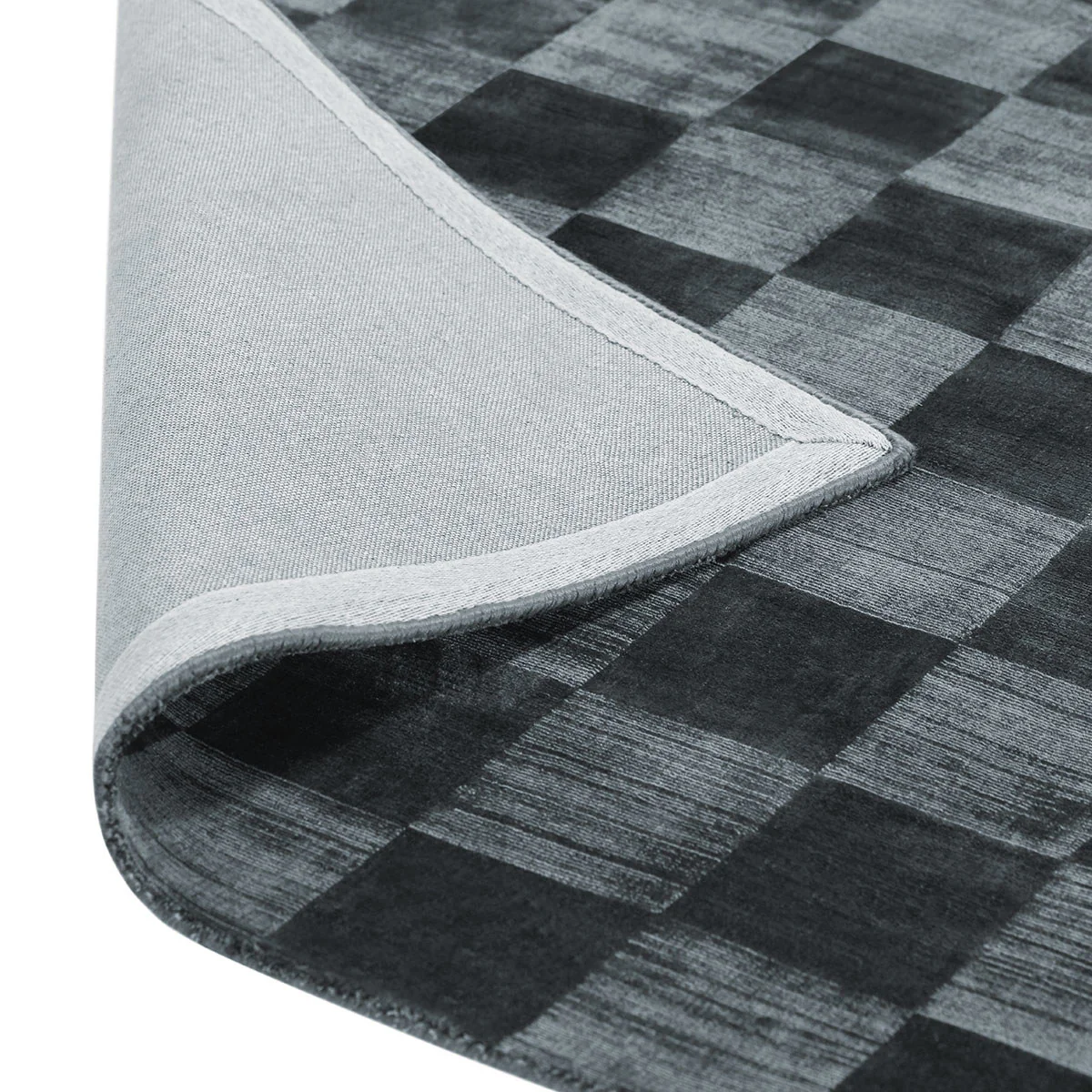 Berlin Check Rug - Ink Blue - Image 17