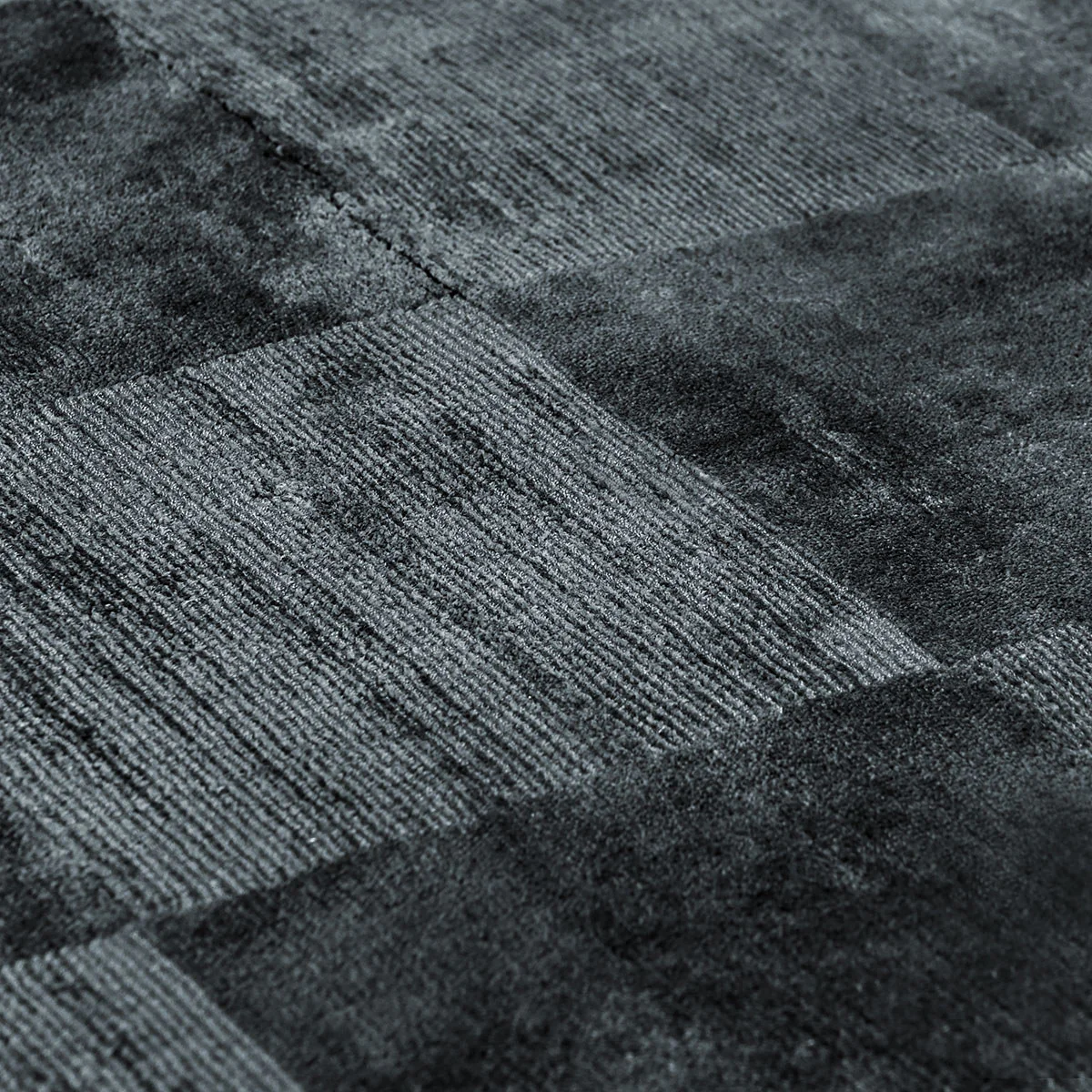 Berlin Check Rug - Ink Blue - Image 9