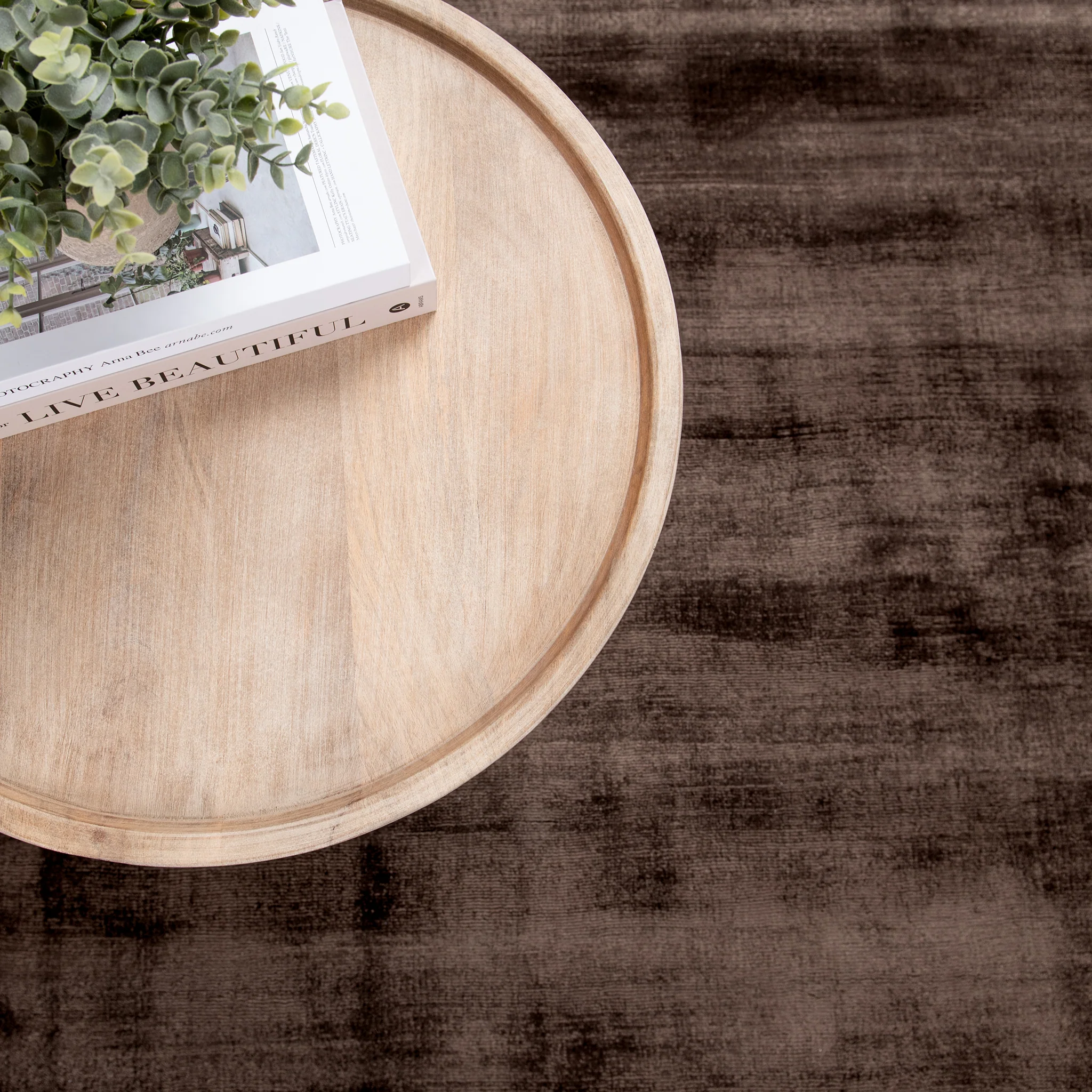 Berlin Distressed Rug - Ganache Brown - Image 12