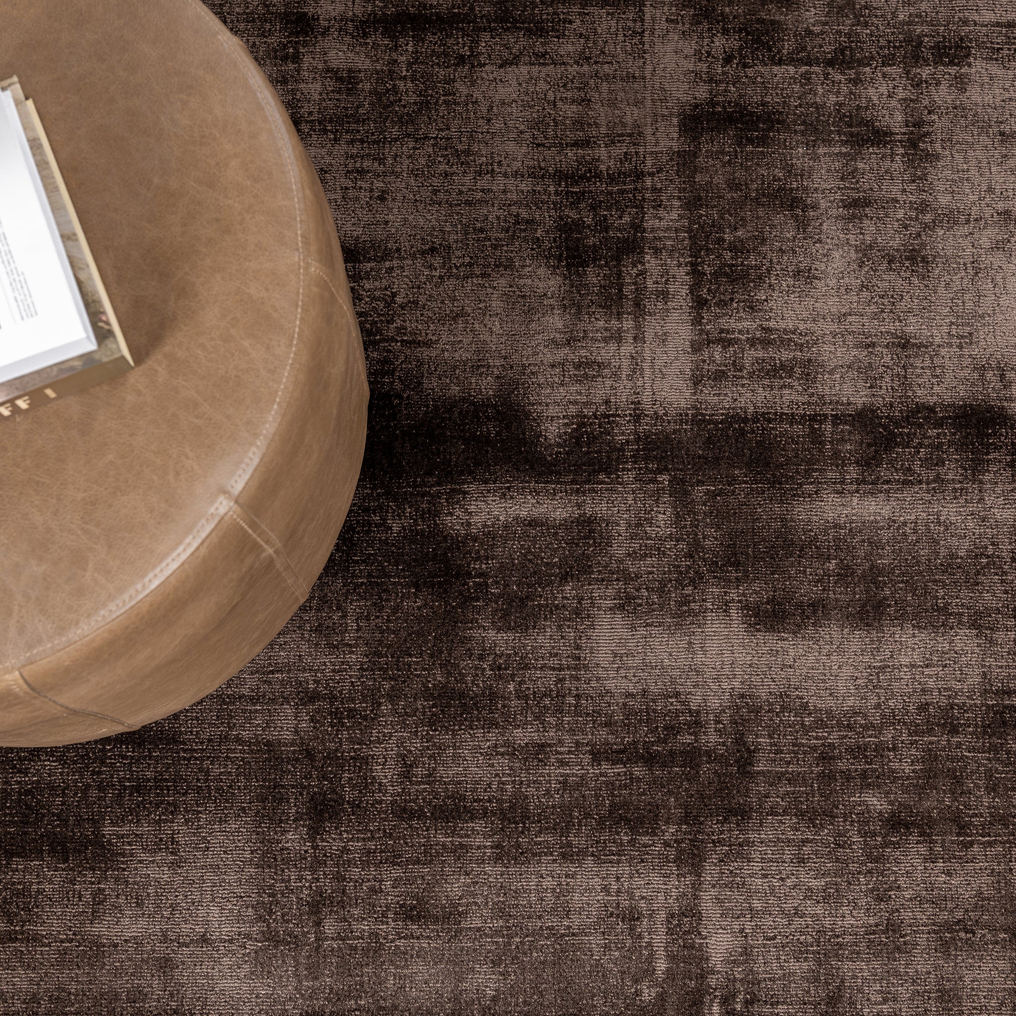 Berlin Distressed Rug - Ganache Brown - Image 3
