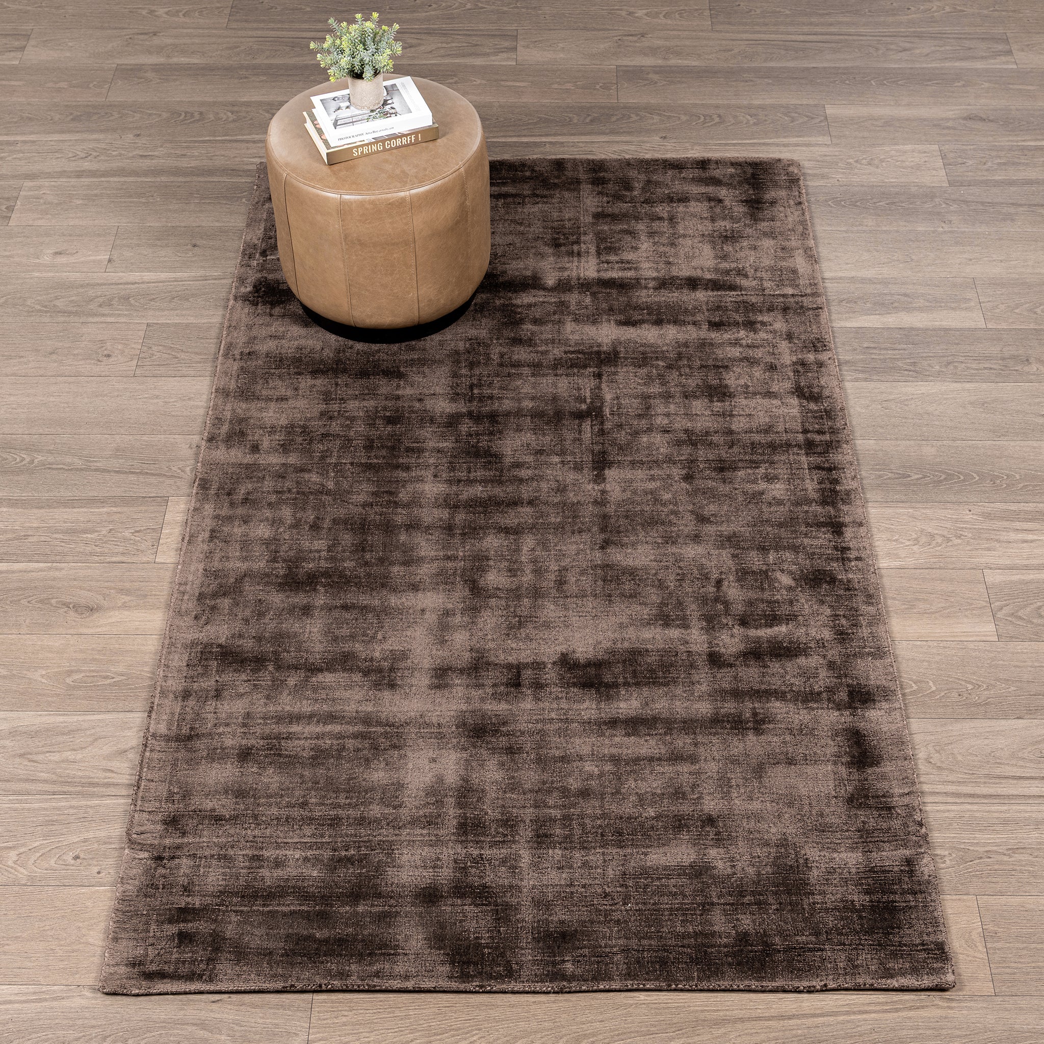 Berlin Distressed Rug - Ganache Brown - Image 4