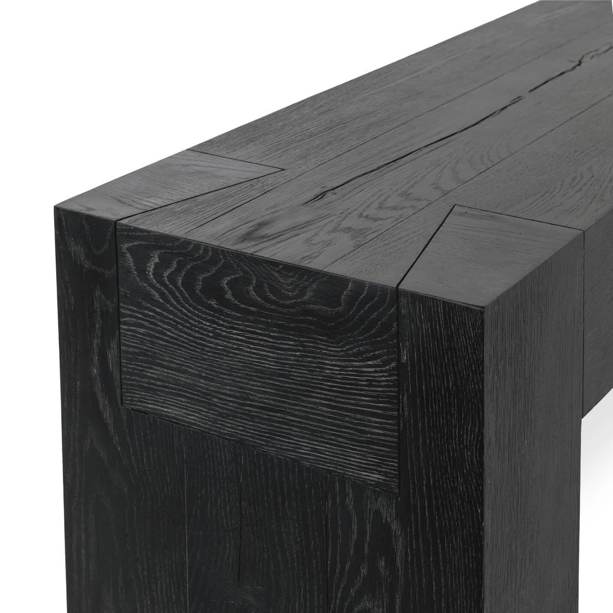 Bristol Console Table - Aged Black - Image 7
