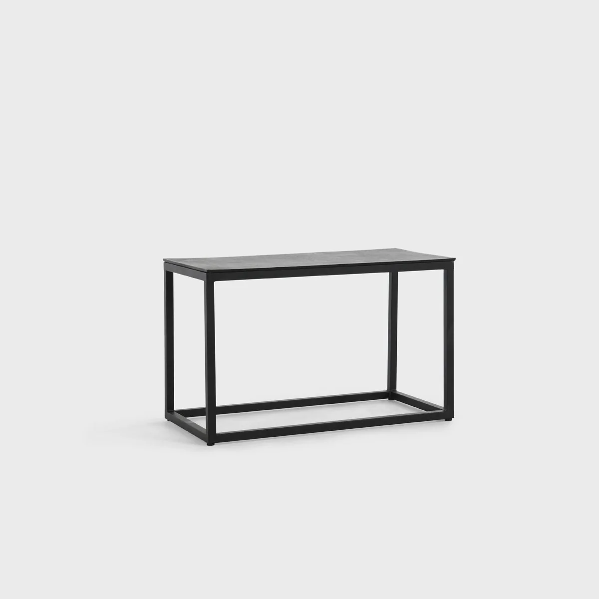 Buckley Cast Aluminum Rectangle Coffee Table Set of 3 - Dark Antique - Image 7