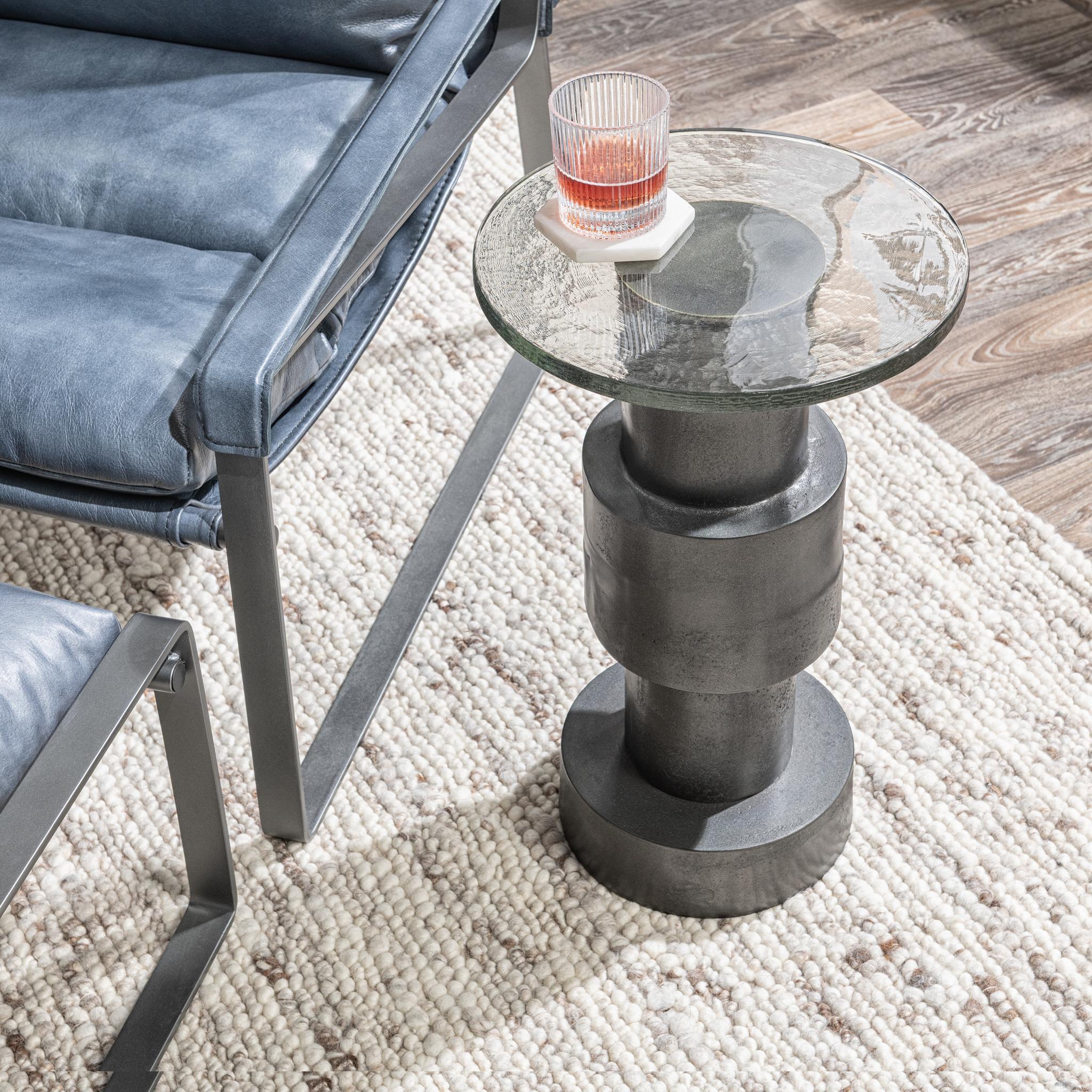 Callen Accent Table - Antique Nickel - Image 6
