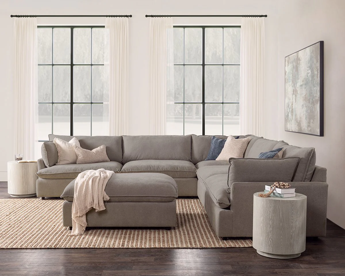 Caplan 6-Piece Modular Sectional w/ Ottoman - Image 5