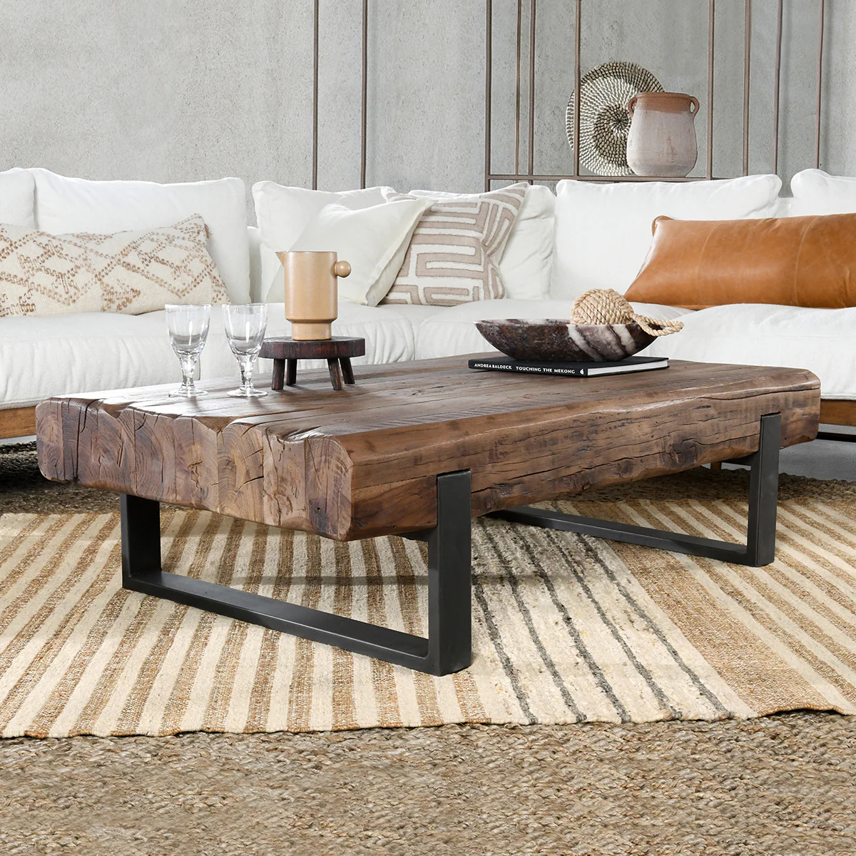 Duarte Coffee Table - Rustic Brown - Image 7
