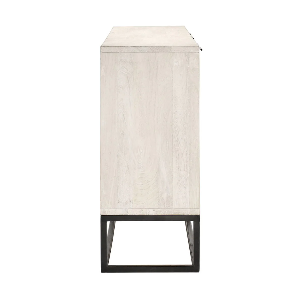 Flint 4 Door Cabinet - Coastal White - Image 3