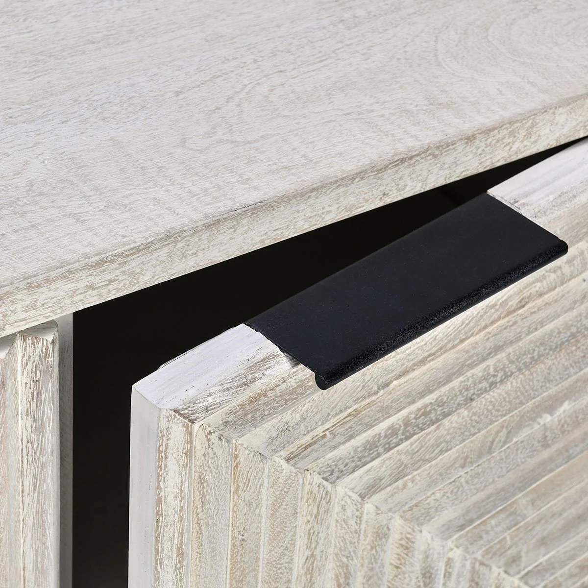 Flint 4 Door Cabinet - Coastal White - Image 7