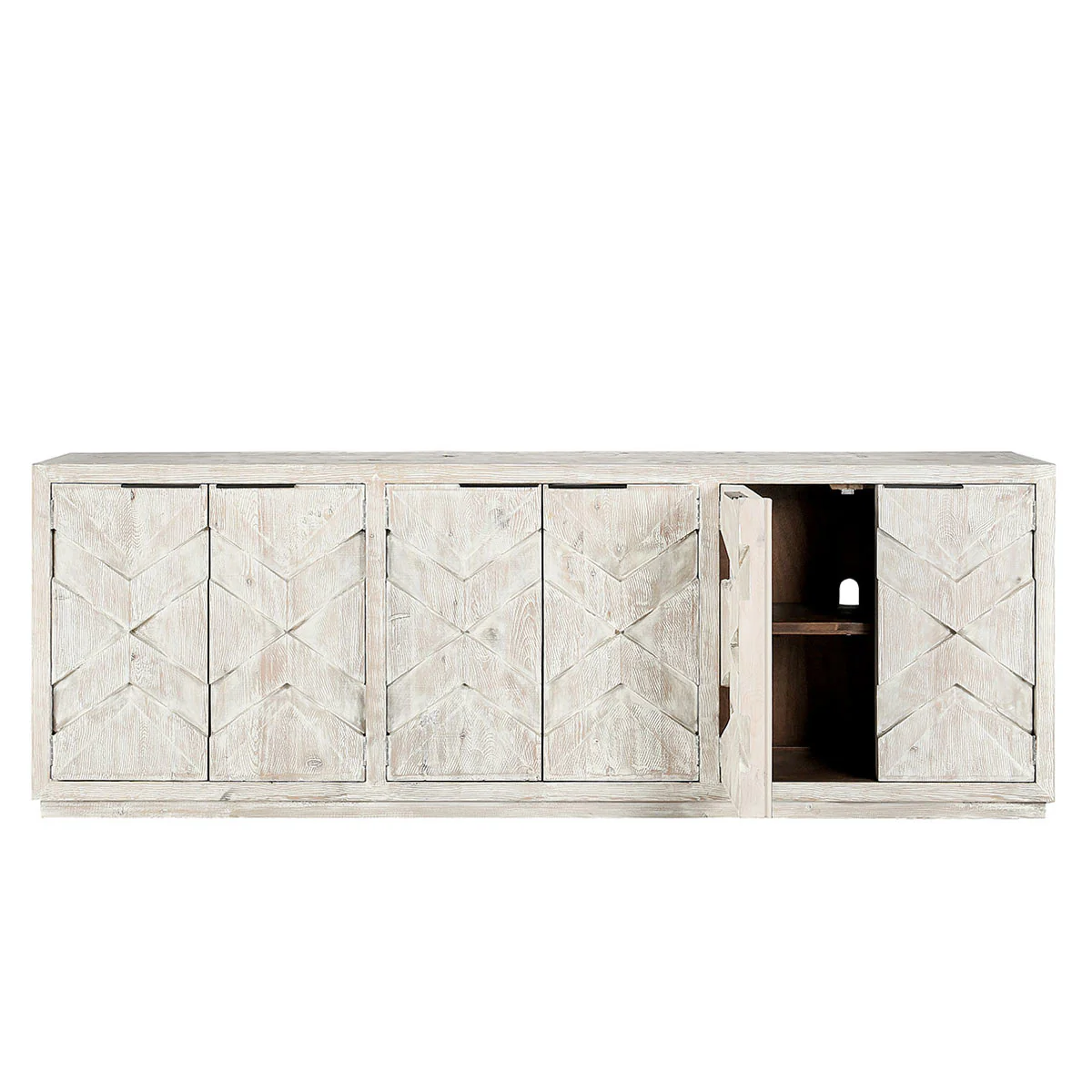 Frederick 6Dr Cabinet - Timeworn Cream - Image 4