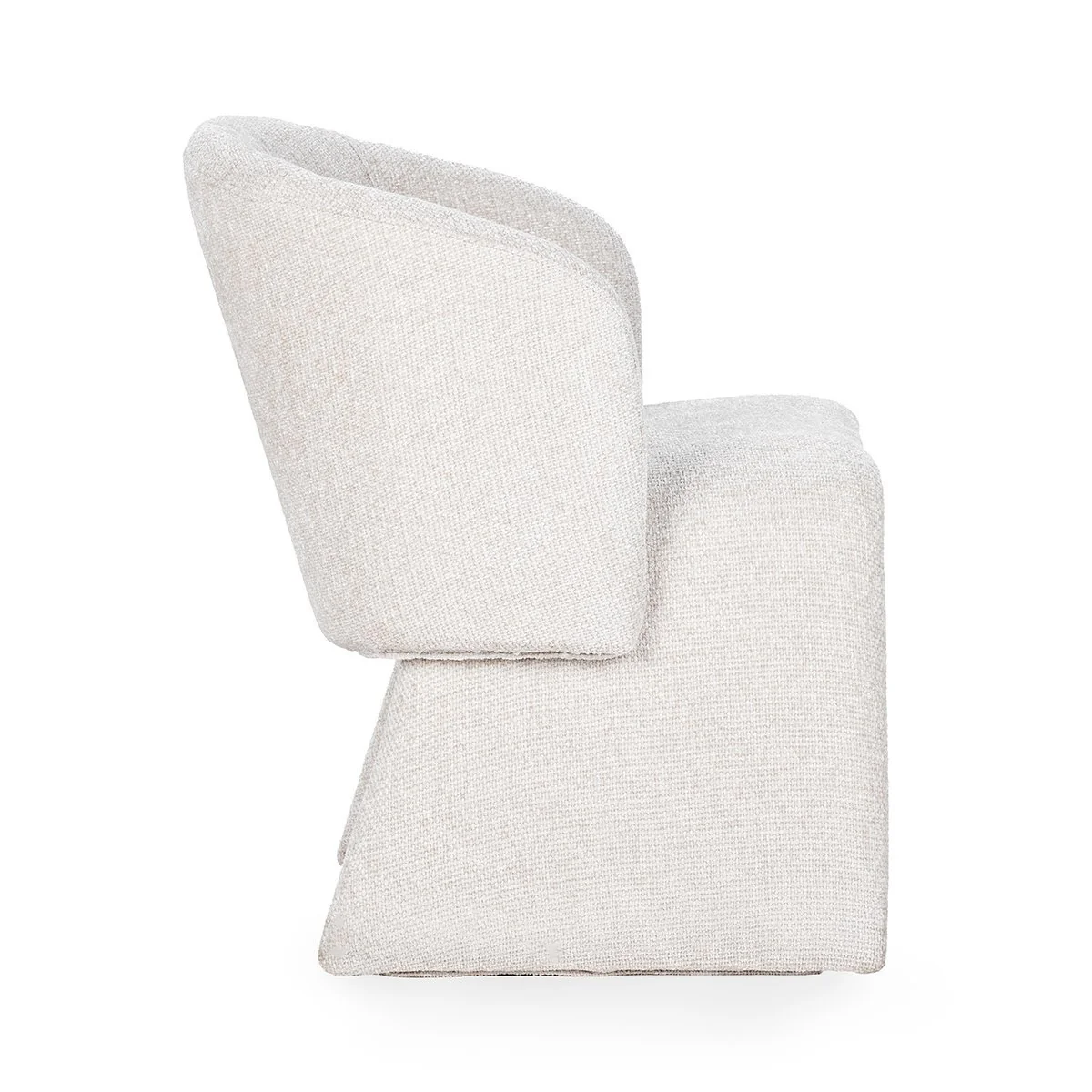 Halstead Upholstered Dining Chair - Natural - Image 3