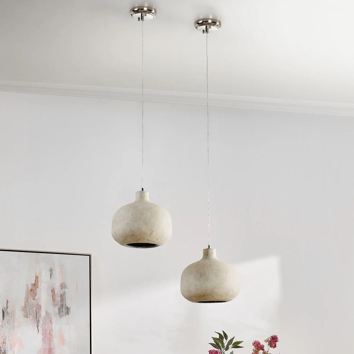 Jodi Concrete Round Pendant - Image 6