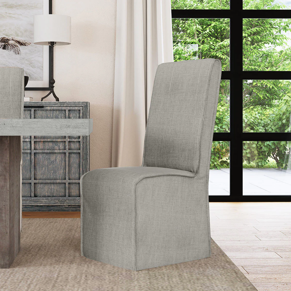 Jordan Upholstered Dining Chair Set of 2 - Image 7