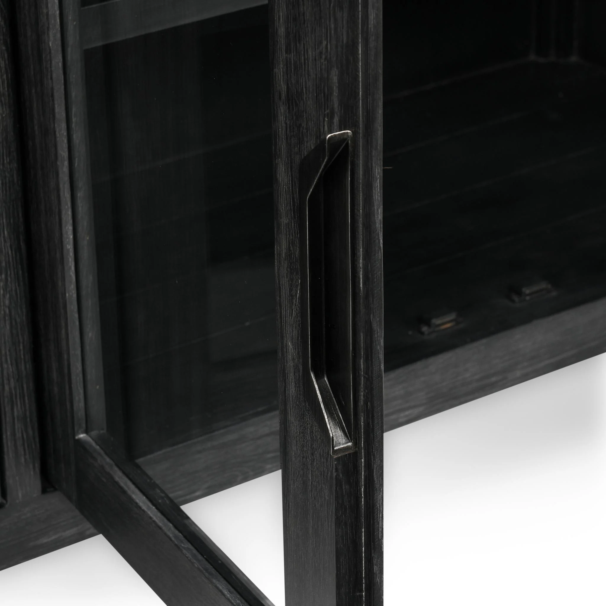 Macarthur 4 Door Cabinet - Aged Black - Image 7