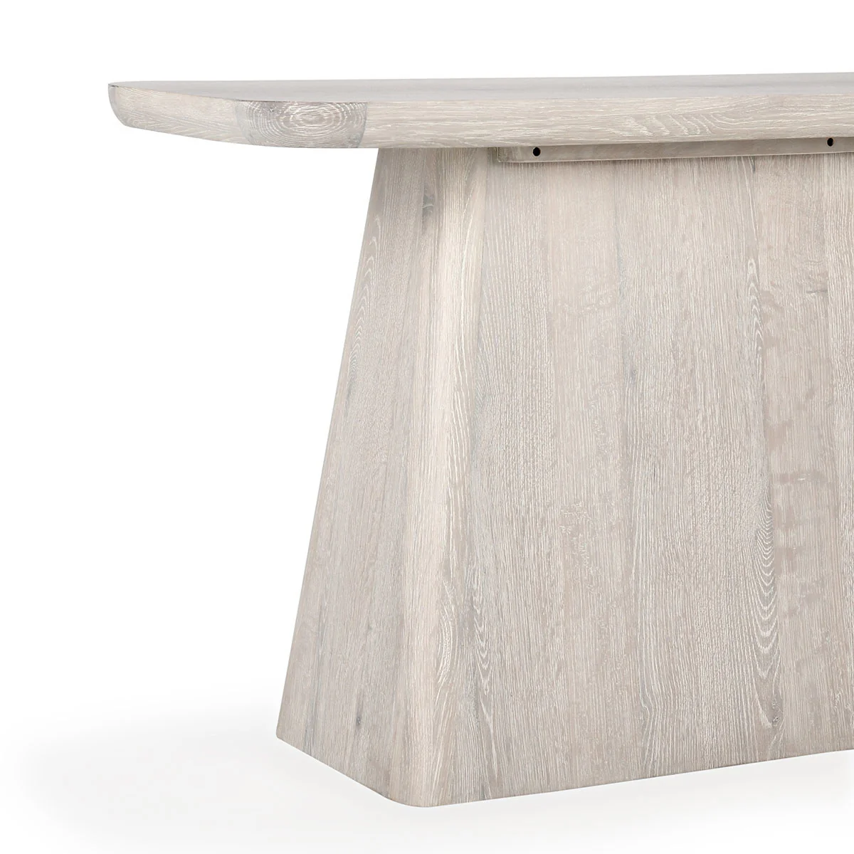 Orlando Rectangle Console Table - Milk White - Image 5