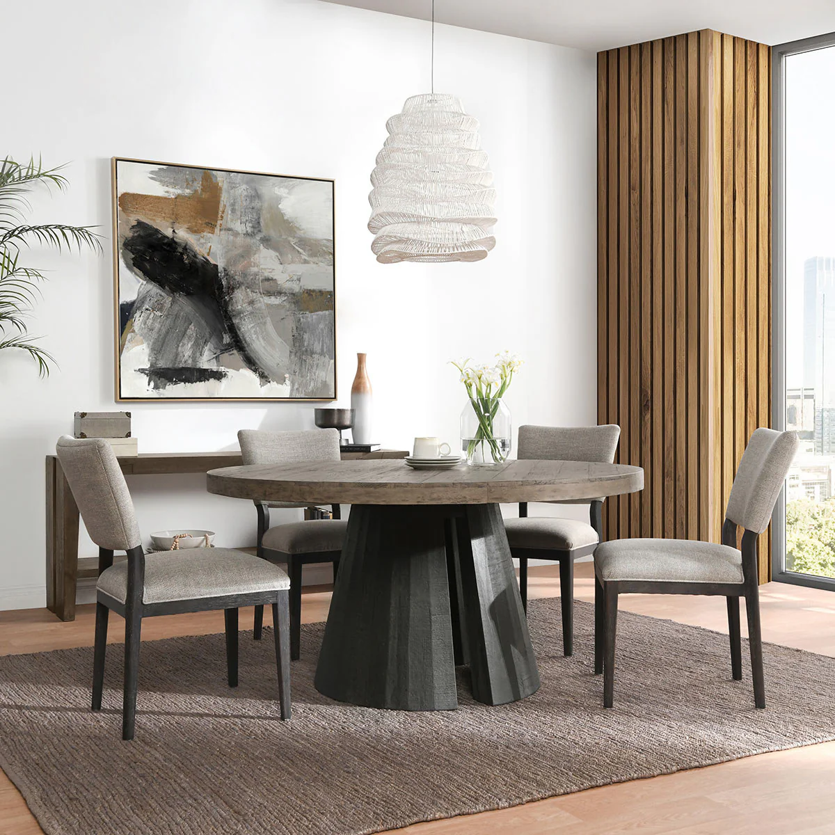 Phillip Upholstered Dining Chair Set of 2 - Sand - Image 8