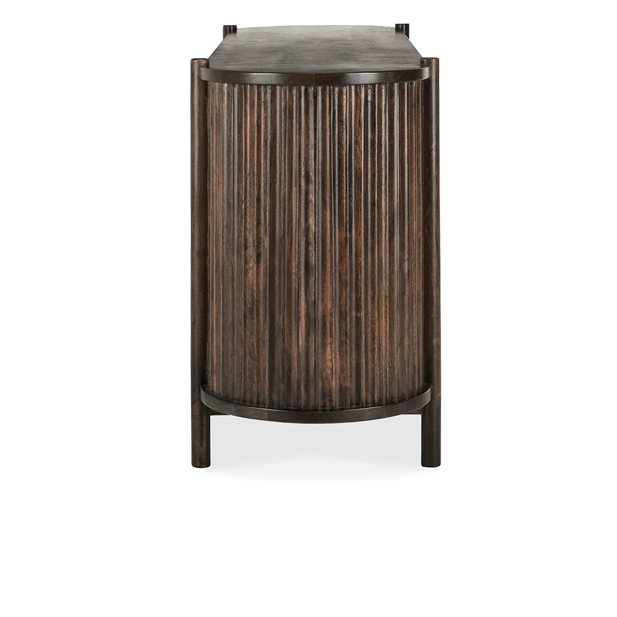 Redford 3 Drawer 2 Door Cabinet - Bark Brown - Image 3