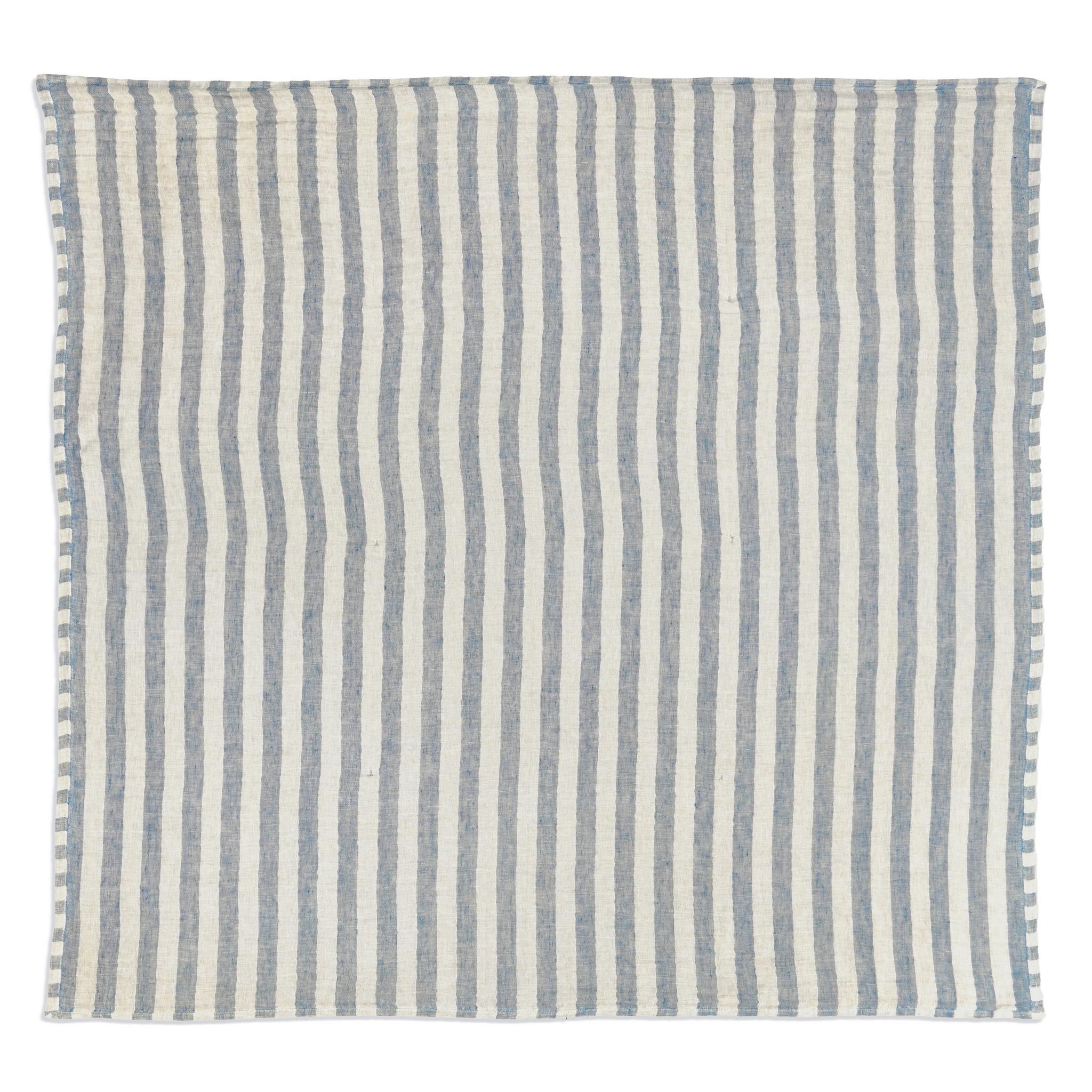 TC Cyprus 50x70 Throw - Ivory/Blue - Image 6