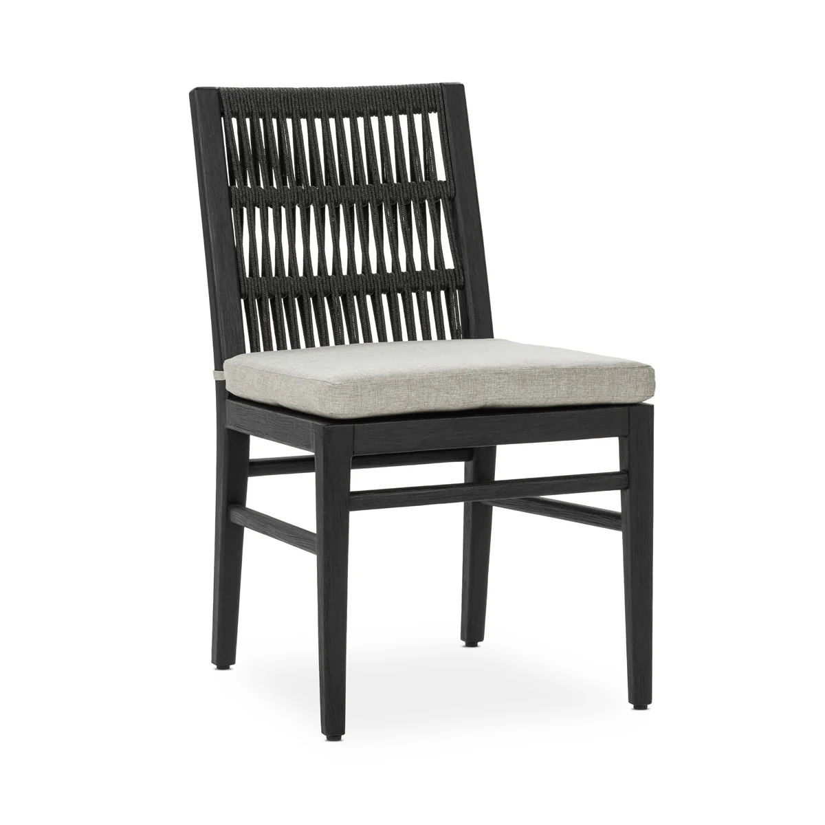 Westville Outdoor Dining Chair Set of 2 - Black - Image 6